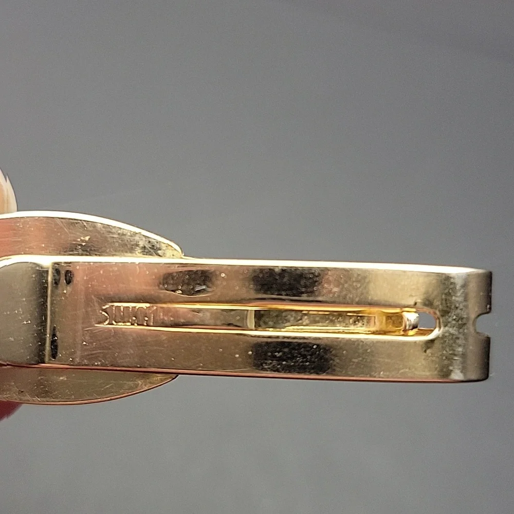 Vintage Men's Swank 1957 Gold tone  Tie Clip